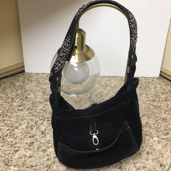 Tylie Malibu Handbags - Tylie Malibu ‘Hobo’ Suede Leather Shoulder Bag